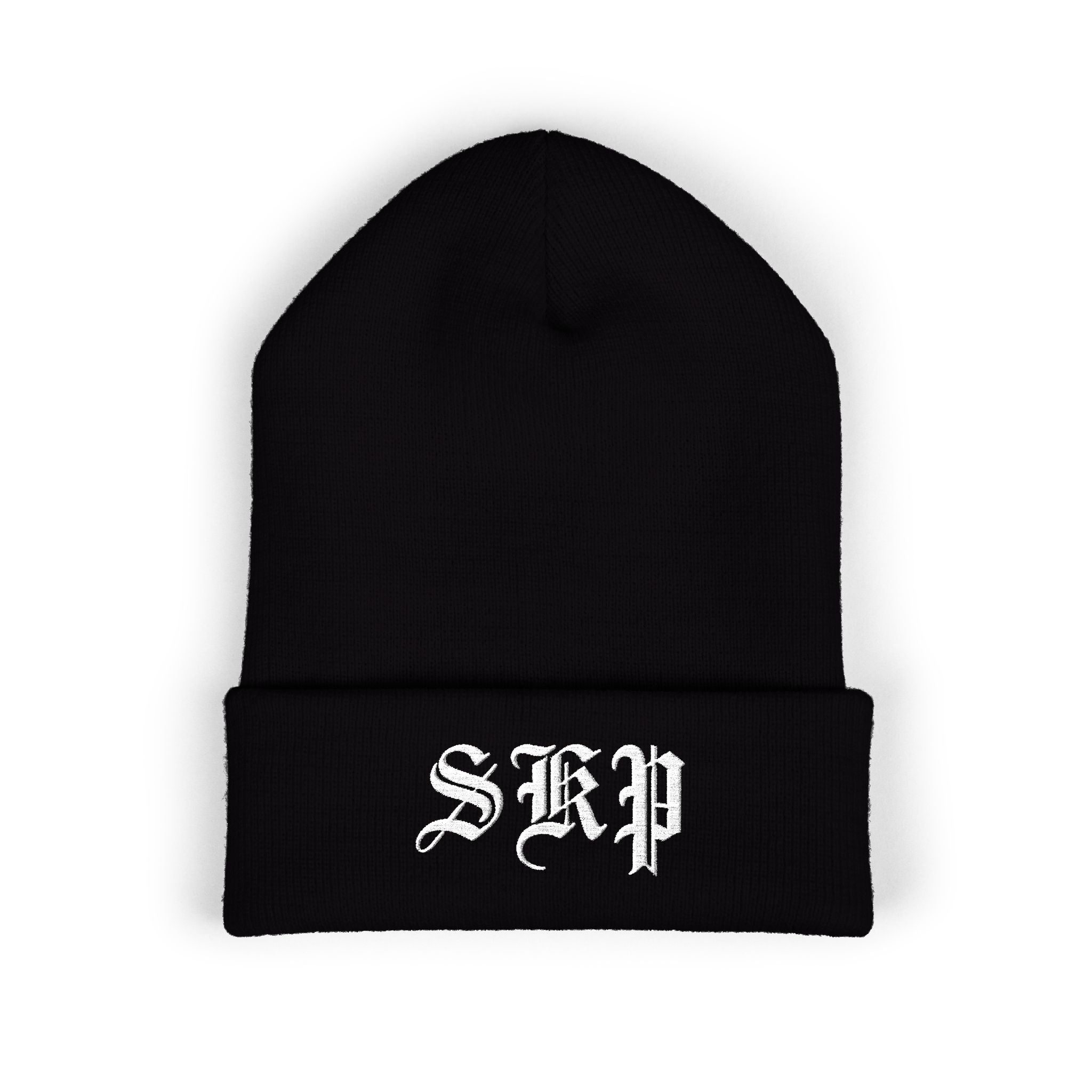 Embroidered 'SRP' Classic Knit Cuffed Beanie