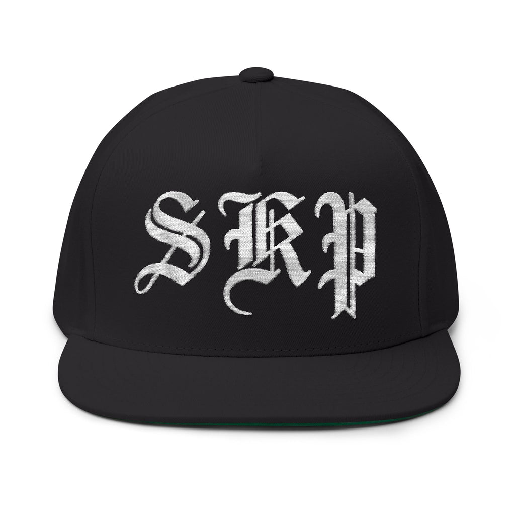 Embroidered "SKP" Flat Bill Cap