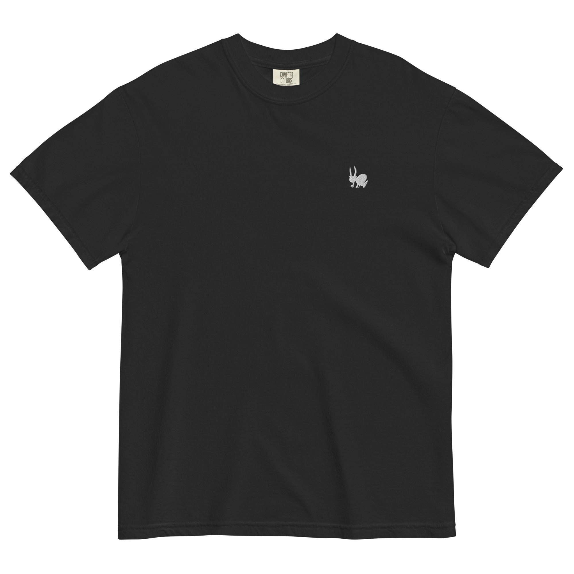 'SKP' Demonic Embroidered Unisex Heavyweight T-shirt